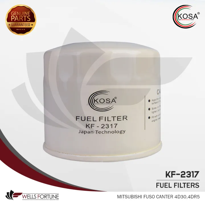 FC-317 KOSA  FUEL FILTER  MITSUBISHI FUSO CANTER 4D30 4DR5