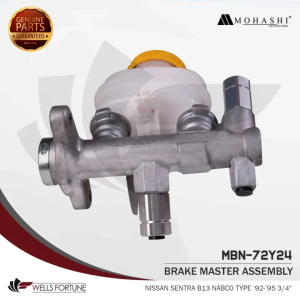 NISSAN SENTRA B13 NABCO TYPE 1992 - UP BRAKE MASTER ASSEMBLY 46010-72Y24  3/4" MOHASHI (1PC)